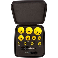 Starrett - Bi-Metal Fast Cut 11 Pc Deluxe Electricians Kit | KFC11021