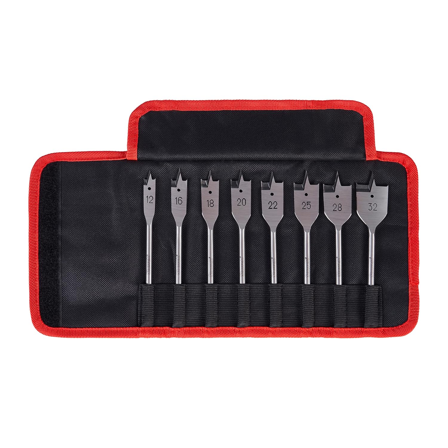 Starrett - Flat Wood Drill Bit Hex 8 Piece Set | KFWDK08