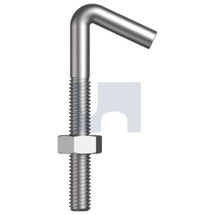 Hobsons - 1/4" x 8" - Mild Steel Hook Bolt Kit - Zinc Plated - BSW | KHBMSZW0250800