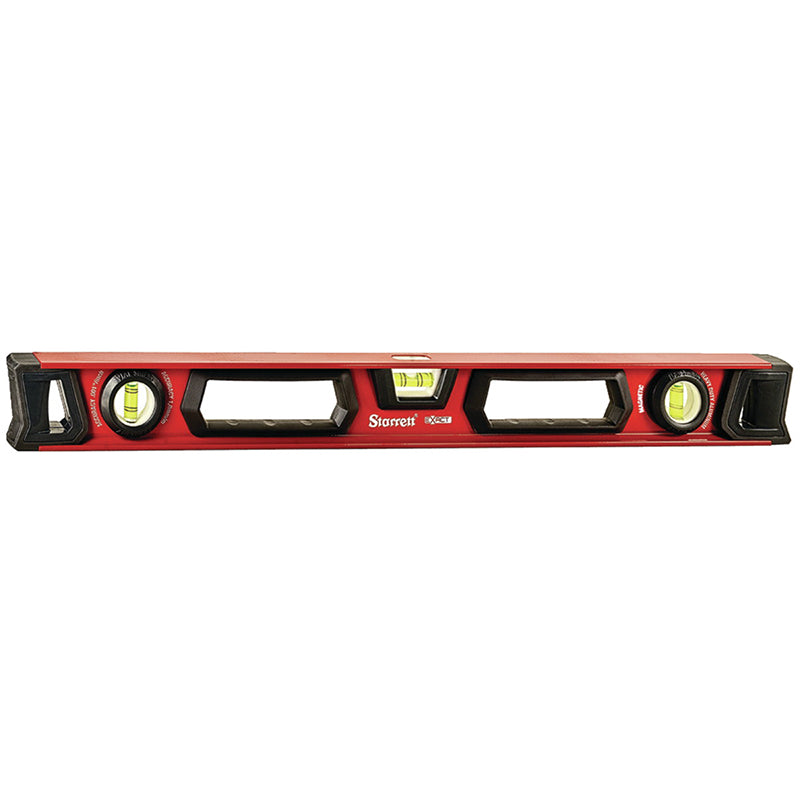 Starrett - 24" Heavy Duty Magnetic I-beam Level Anti Shock Vial  | KLIX24-1-N