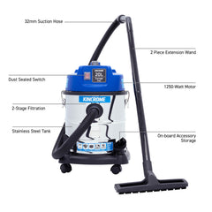 Kincrome - VACUUM W&D 20LT S/STEEL TANK | KP702