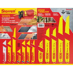 Starrett - Reciprocating Saw Blade Kit | KRB12-A