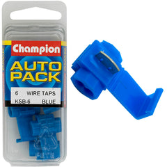 Champion - Self Stripping Wire Taps - Blue | KSB-6
