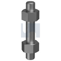 Hobsons - 3/4" x 400" - A194 Gr B7+2h Stud Bolt & Nut Kit - Plain - UNC | KSPB7PC0750400