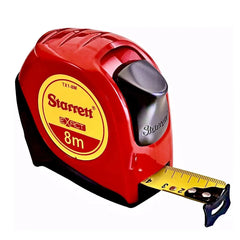 Starrett - Starrett1 X 8m Metric Pocket Tape Graduated In Millimeters S8 Blade | KTS1-8M-N-S8
