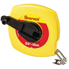 Starrett - Starrett3/8" X 50'(15m) Enlish/Metric Long Closed Reel Folding Hookin Inch | KTS510-50ME-N