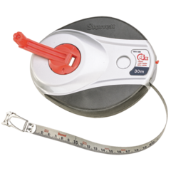 Starrett - Closed Reel Steel Tape With Overmould Steel Blade Metric 30m | KTXP511-30M-N