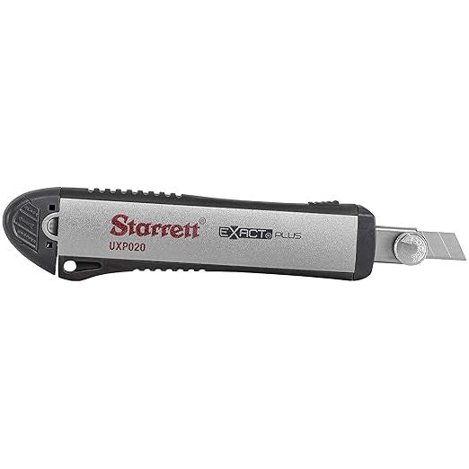 Starrett - Exact Small Plastic  Automatic Locking, Metal Blade Guide Utility Knife | KUXP020-N