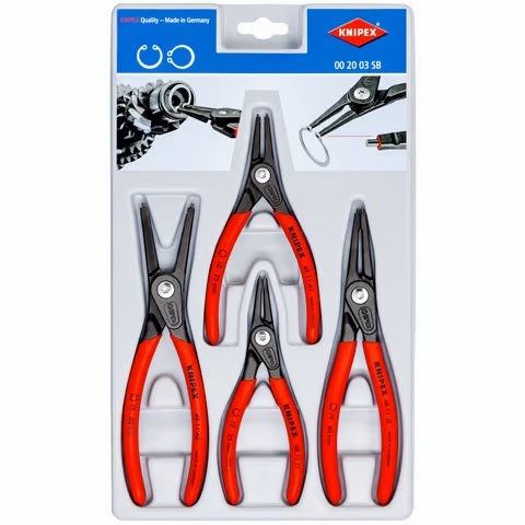 Knipex - Precision Circlip Pliers Set 4pc | 002003SB