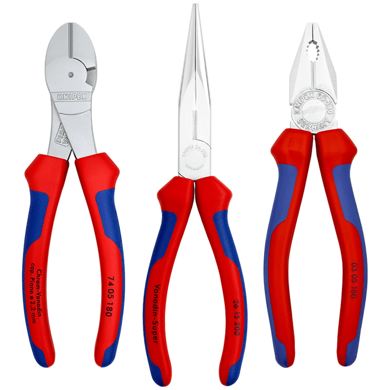 Knipex - Chrome Assembly Pack 3pc | 002011V01