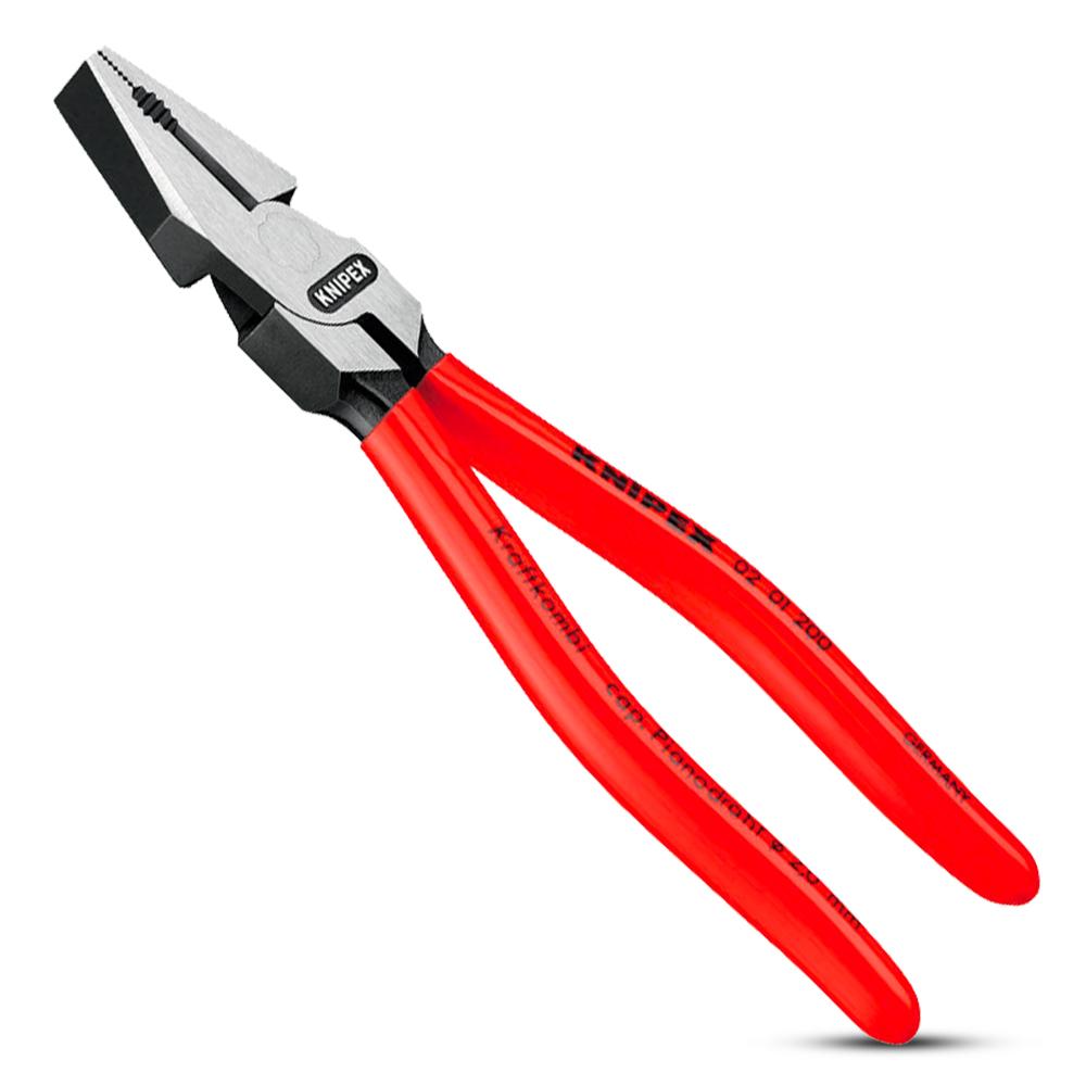 Knipex - Hi Leverage Comb Plier Effortless Cutting Power | 0201200SB