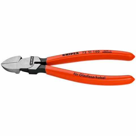 Knipex - Diagonal Cutter for Fibre Optics 160mm | 7251160