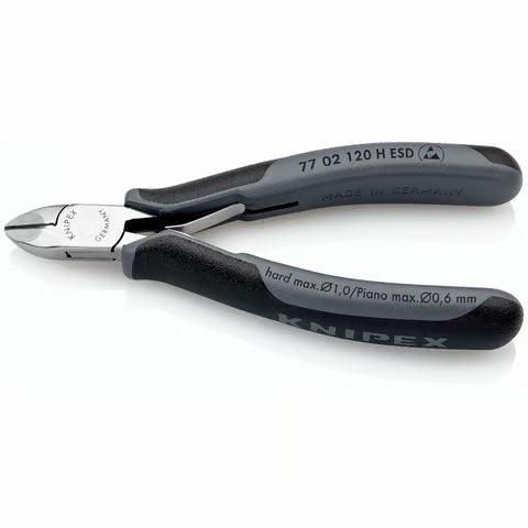 Knipex - Electronics Diagonal Cutter ESD 120mm (AF) | 7702120HESD