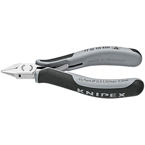 Knipex - Electronics Diagonal Cutter ESD 115mm (AF) | 7752115ESD