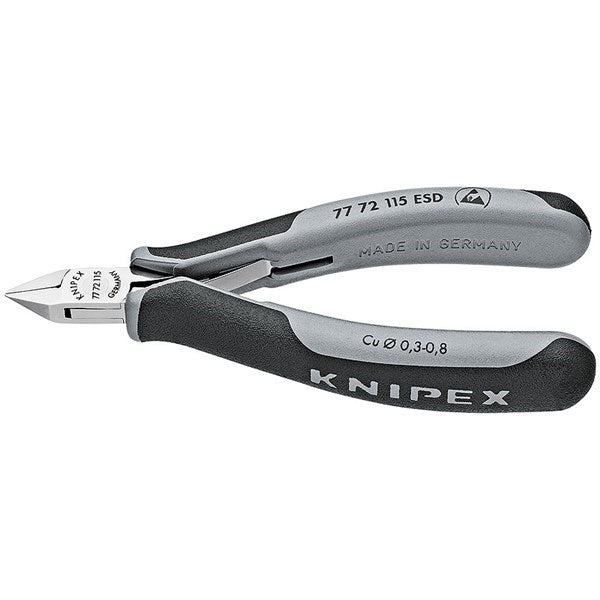 Knipex - Electronics Diagonal Cutter ESD 115mm (AF) | 7772115ESD