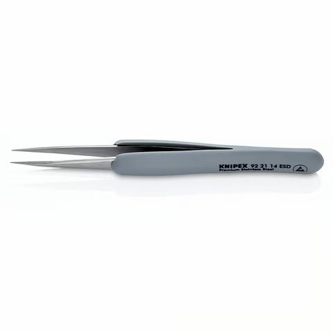 Knipex - Precision Tweezers ESD 130mm (AF) | 922114ESD