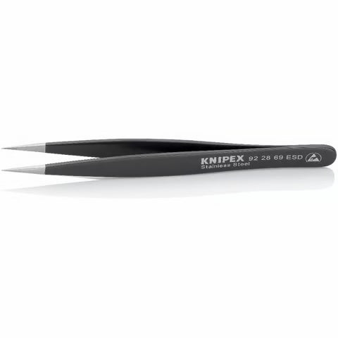 Knipex - Precision Tweezers ESD 130mm (AF) | 922869ESD