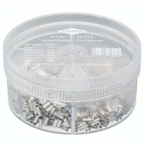 Knipex - Assor Box Single End Sleeves (AF) | 9799910