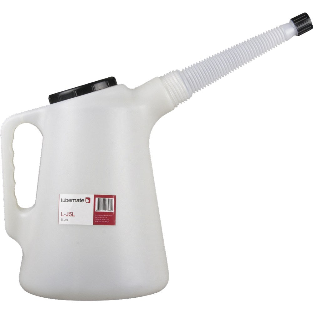 Lubemate - 5L Plastic Measuring Jug