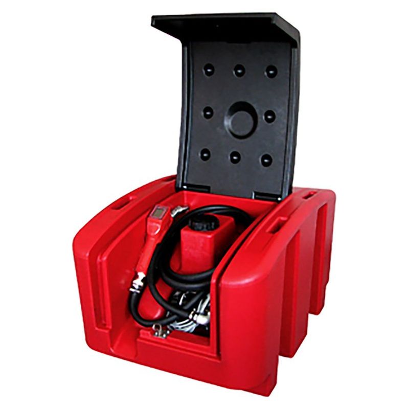 Alemlube - 200L Lockable Poly Tank With 12V Kit And Automatic Nozzle With Meter | L20040PAM
