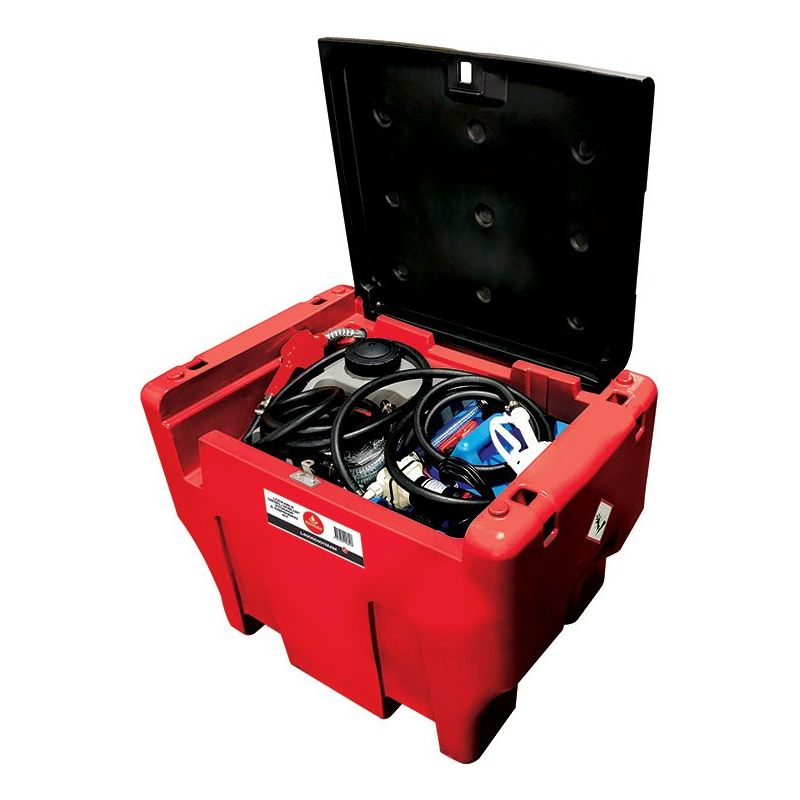 Alemlube - Diesel And Adblue Lockable Poly Tank. Diesel: 400L Tank, 40L/Min And Automatic Nozzle. Adblue: 50L Tank, 17L/Min And Manual Shut Off Nozzle | L400504017AAM