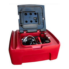 Alemlube - 400L Lockable Poly Tank Complete With 52004A 12V Diesel Pump And Automatic Nozzle | L40068PA