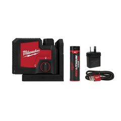 Milwaukee - REDLITHIUM™ USB Rechargeable 3 Point Laser Kit (1x 3.0Ah, Case) | L43PL-301C