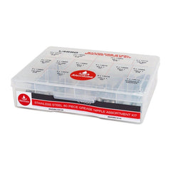 Alemlube - Stainless Steel 80 Piece Grease Nipple Assortment Kit | L4680