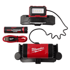 Milwaukee - REDLITHIUM™ USB Rechargeable BOLT Headlamp 3.0 Ah Kit | L4BOLTHL301