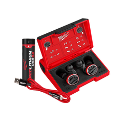 Milwaukee - REDLITHIUM™ USB Bluetooth Headphones 3.0 Ah Kit | L4RLEPB301
