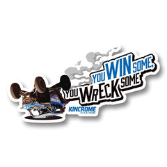 Kincrome Win Some Wreck Some Sticker | LABDESIGN01