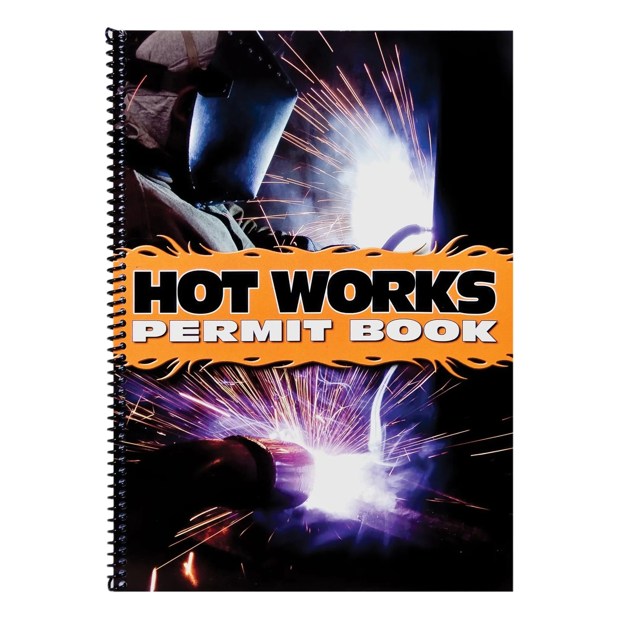 Uniform Safety Signs - Hot Works Permit Logbook - A4 Size | LB104
