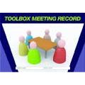 Uniform Safety Signs - Log Book - Toolbox Meeting Record Logbook | LB124