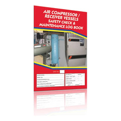 Uniform Safety Signs - Log Book - Air Compressor / Air Receiver Safety Check Logbook | LB125