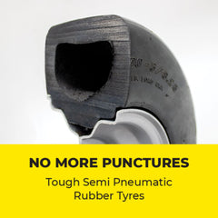 Richmond Rolling Solutions - SP15X6.00-62  SEMI-PNEUMATIC WHEEL C/W 5/8 DIA AXLE | 053SP15-600-625