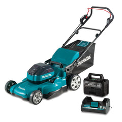 Makita Tools - 64V Max Brushless 534mm Lawn Mower Kit - Includes 1 x 4.0Ah Battery & Charger | LM002JM101-B