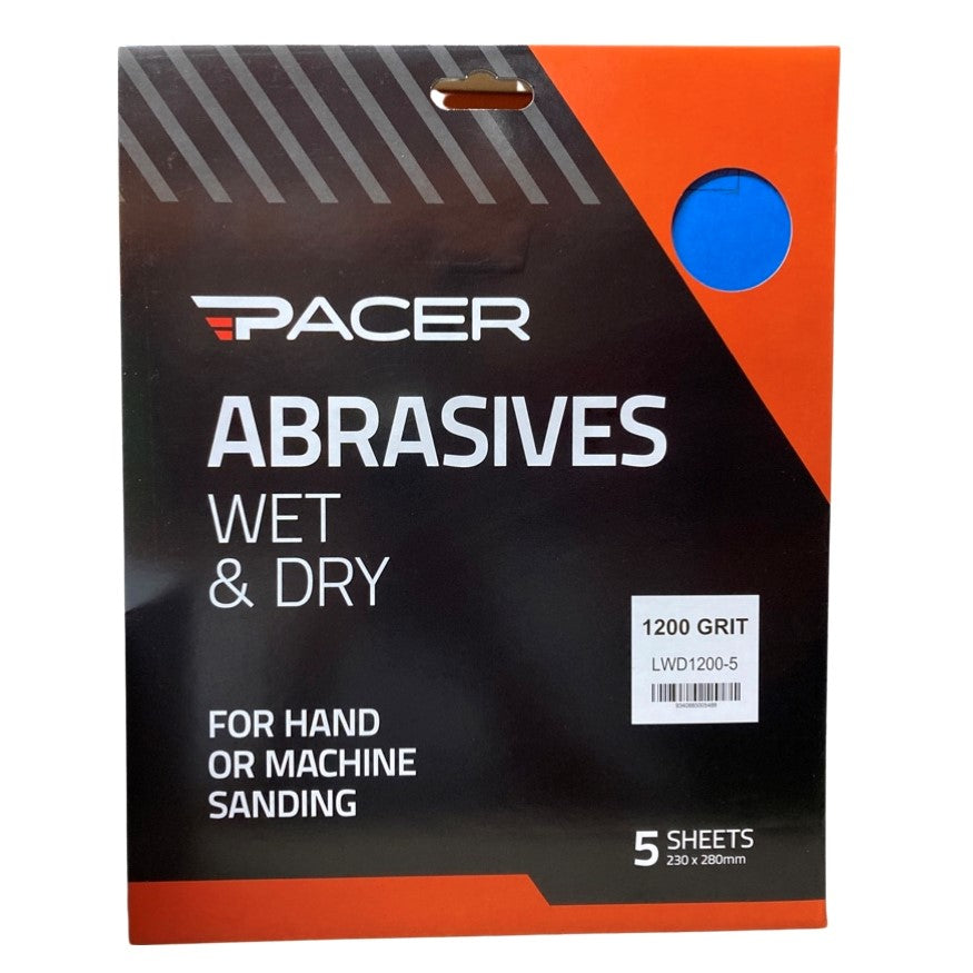 Pacer - Wet & Dry 1200g - 5 Pack | LWD1200-5