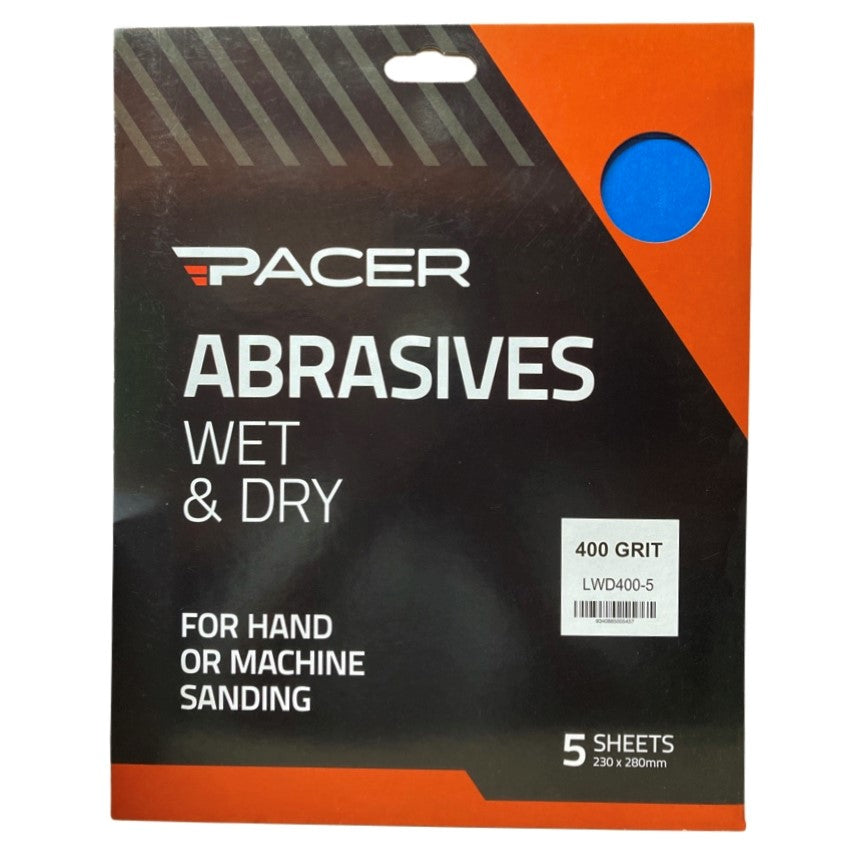 Pacer - Wet & Dry 400g - 5 Pack | LWD400-5