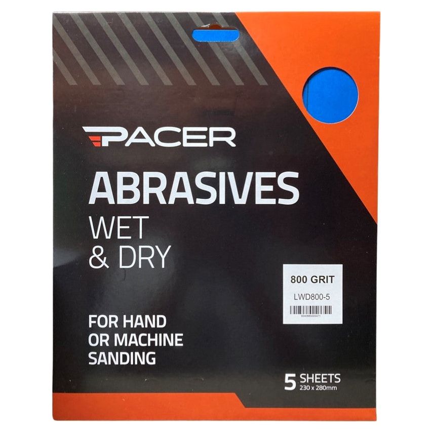 Pacer - Wet & Dry 800g - 5 Pack | LWD800-5