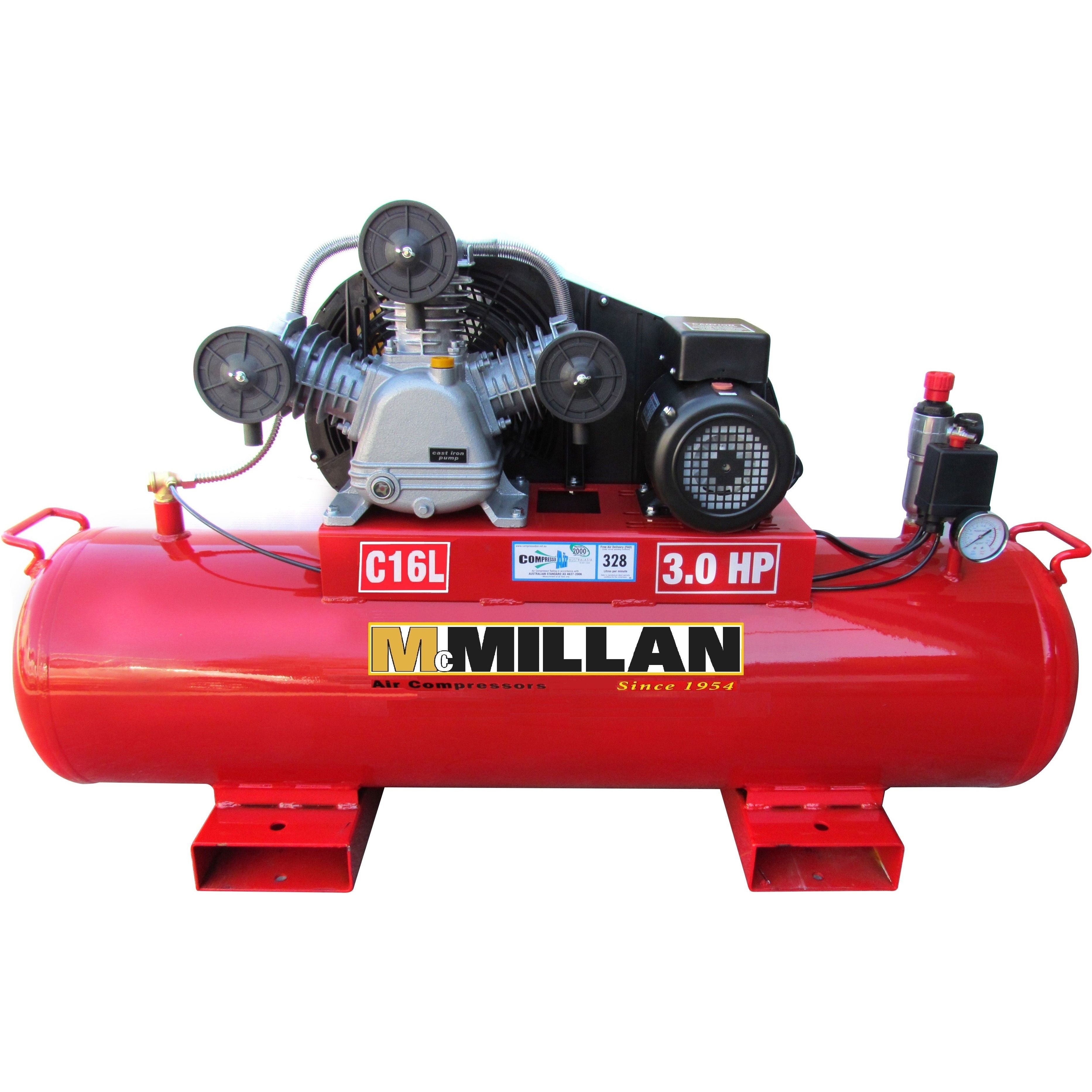 MCMillan - C Series Cast Iron pump 3.2Hp, 15A, 240V | C 16/L