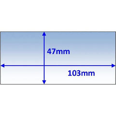 Weldtronic - Lens 103x47 Pk.5 (WG4701H) | CL10347-5