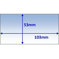 Weldtronic - Lens Inner 103x53 Pk.5 (428010/420210) | CL10353-5