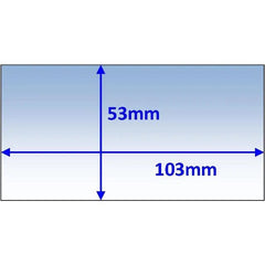 Weldtronic - Lens Inner 103x53 Pk.5 (700342) | CL10353-5