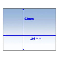 Weldtronic - Lens Inner 105x92 Pk.5 | CL10592-5