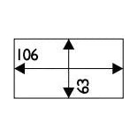 Weldtronic - Lens Inner 106x63 Pk.5 (216327P) | CL10663-5