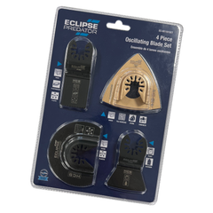Spear & Jackson - 4 Piece Oscillating Multi-Tool Blade Set With Triangular Rasp | EC-M1101SET