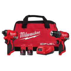 Milwaukee - M12 Sub-Compact Brushless 2 Piece Power Pack 2D | M12BLPP2D302B