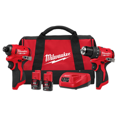 Milwaukee - M12 Sub-Compact Brushless 2 Piece Power Pack 2D | M12BLPP2D302B