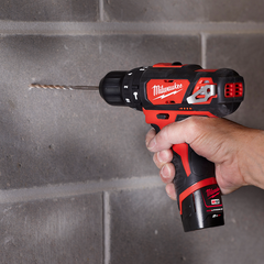 Milwaukee - M12 10mm Hammer Drill/Driver (Tool Only) | M12BPD-0