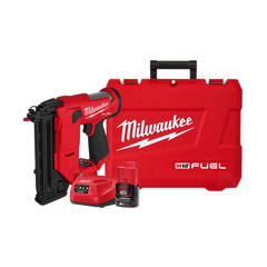 Milwaukee - M12 FUEL 18 Gauge Compact Brad Nailer Kit (1 x 3.0Ah, Case) | M12FCN18GS301C